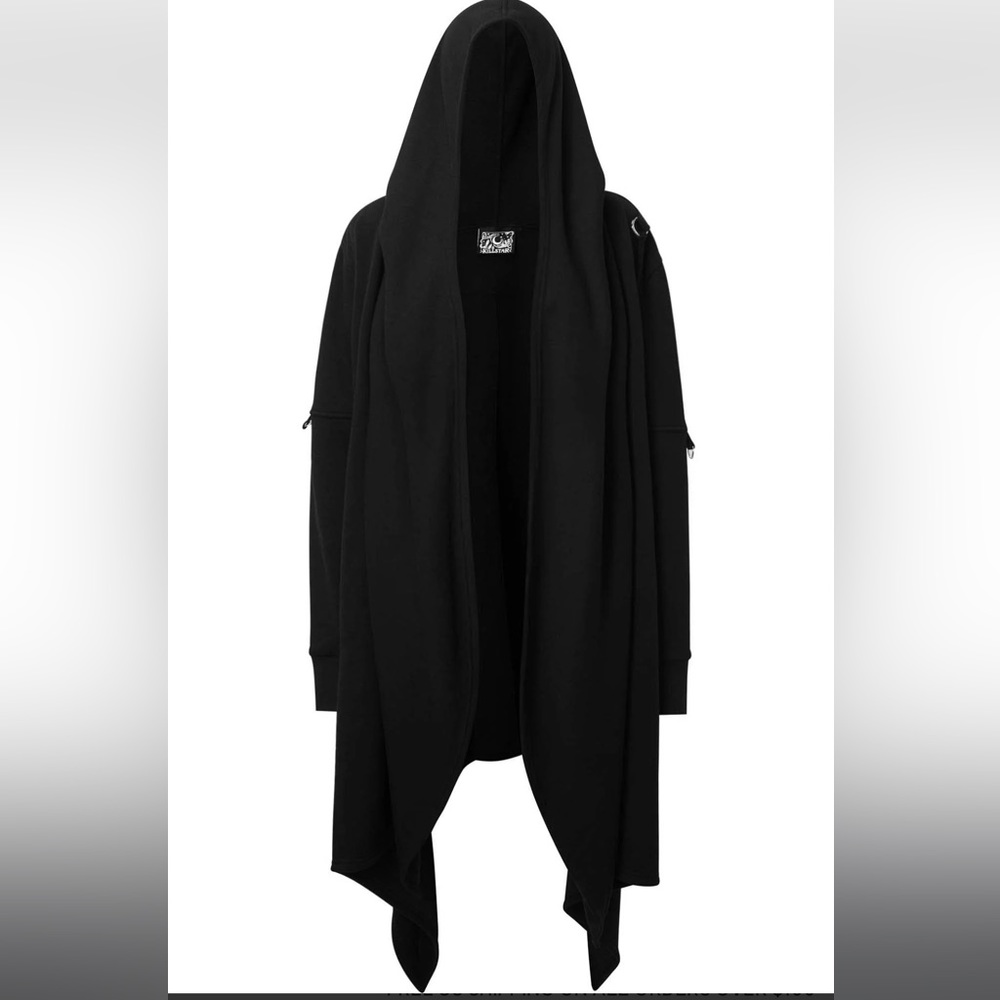 Unisex Killstar Assassins Hooded Cardigan